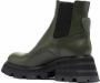 Alexander McQueen Wander ridged-sole leather boots Green - Thumbnail 3