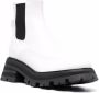 Alexander McQueen Wander ridged-sole leather boots White - Thumbnail 2