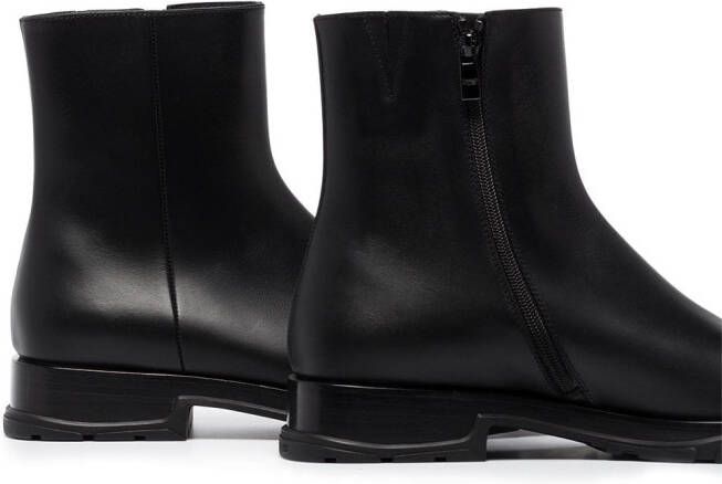 Alexander McQueen zip-up ankle boots Black