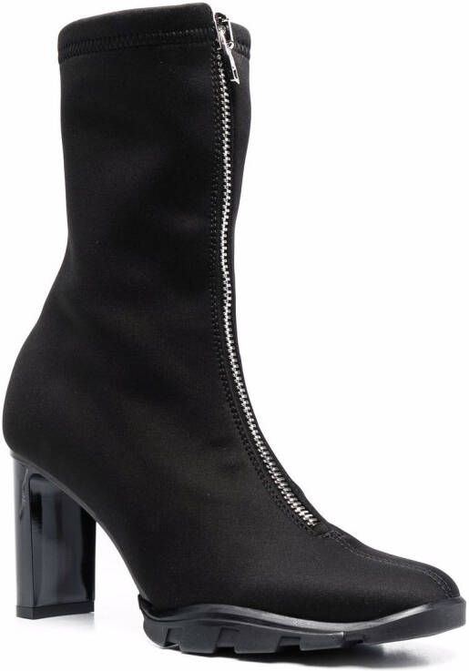 Alexander McQueen zipped-up ankle boots Black