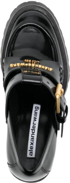Alexander Wang Carter 95mm loafer-style pumps Black