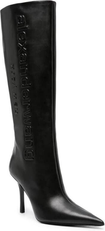 Alexander Wang Delphine 100 knee-high boots Black