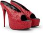 Alexander Wang Destiny 150mm leather sandals Red - Thumbnail 2