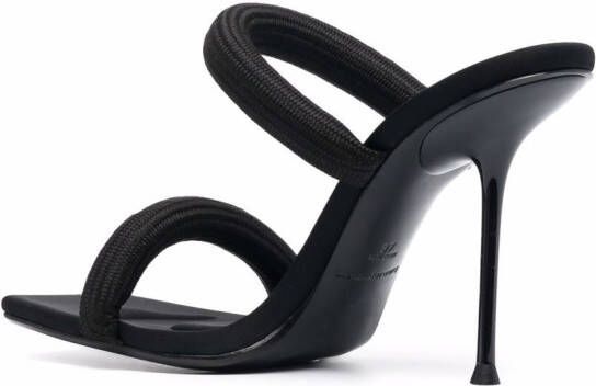 Alexander Wang Julie logo-print sandals Black