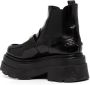 Alexander Wang logo-plaque chunky sole boots Black - Thumbnail 3