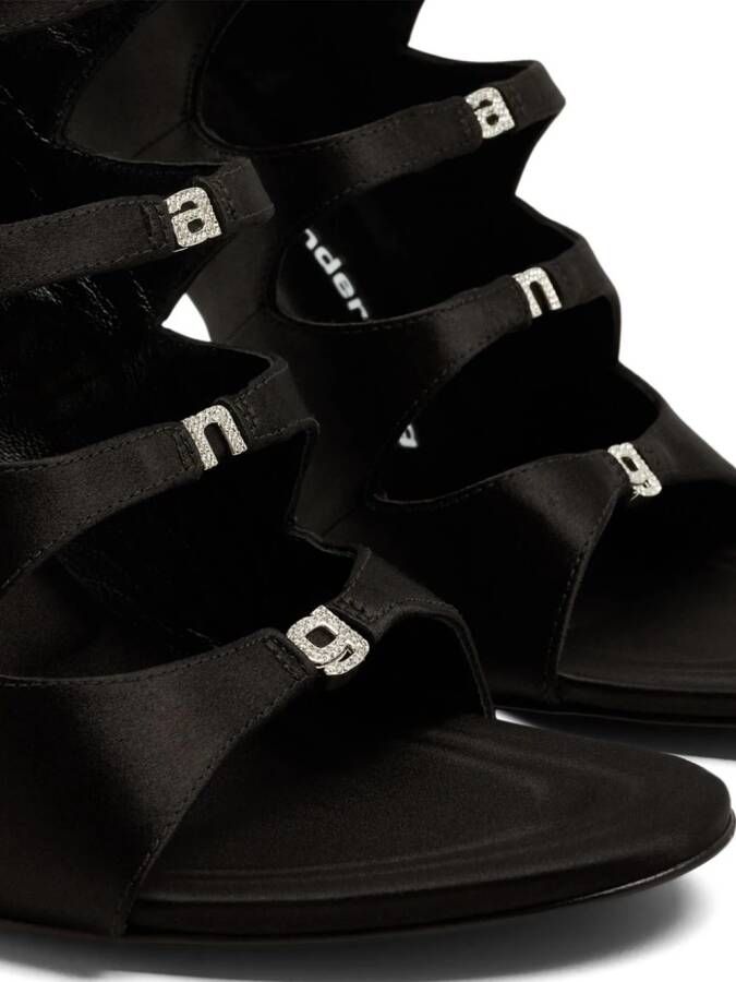 Alexander Wang Lolita 105mm crystal-embellished sandals Black