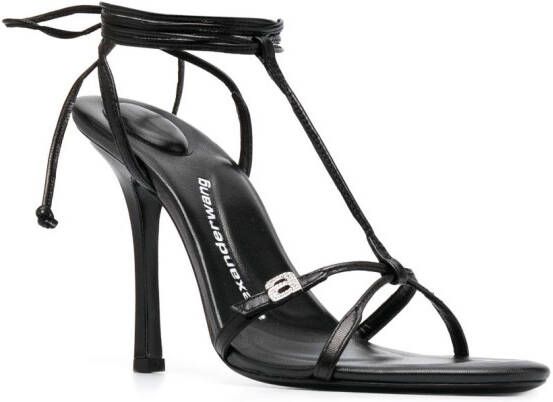 Alexander Wang Lucienne 105mm leather sandals Black