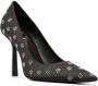 Alexander Wang monogram-embellished pumps Black - Thumbnail 2