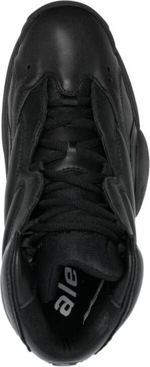 Alexander Wang padded-panel low-top sneakers Black