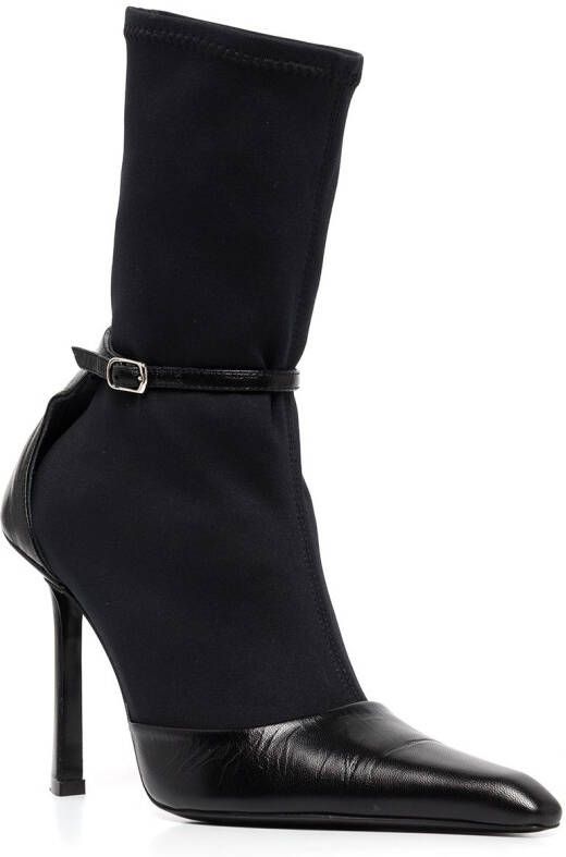 Alexander Wang sock-style ankle pumps Black