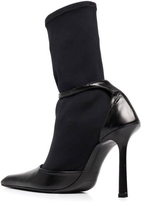 Alexander Wang sock-style ankle pumps Black