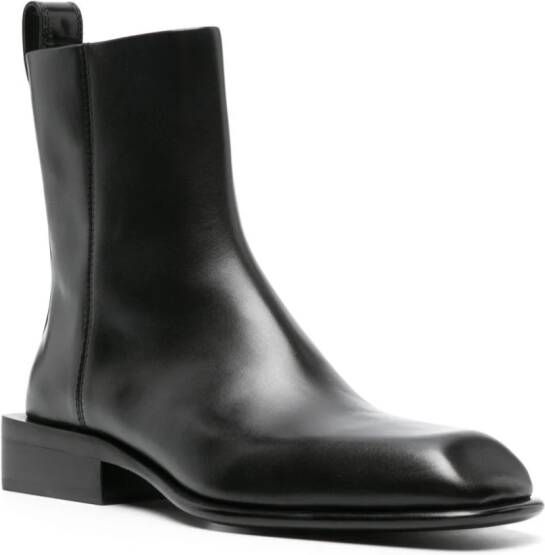 Alexander Wang Throttle 35mm leather ankle boots Black