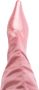 Alexander Wang Viola 65mm feather-trim knee-high boots Pink - Thumbnail 4