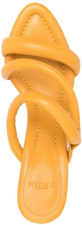 Alexandre Birman 95mm pointed-toe strappy sandals Orange