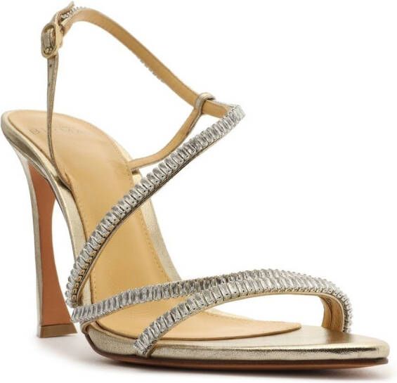 Alexandre Birman Alana Zircone high-heel sandals Gold