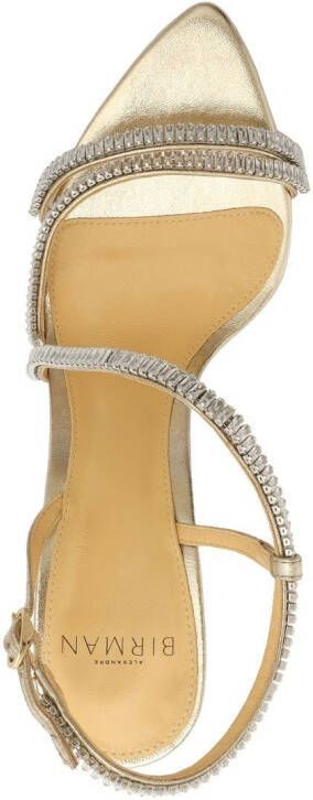 Alexandre Birman Alana Zircone high-heel sandals Gold