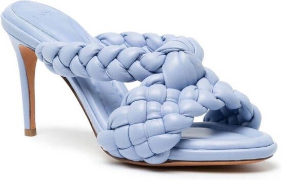 Alexandre Birman Carlotta braided leather sandals Blue