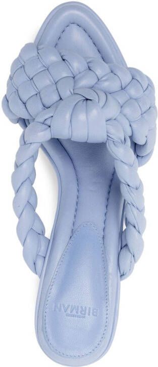 Alexandre Birman Carlotta braided leather sandals Blue