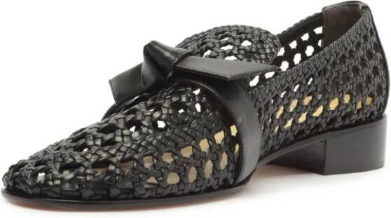 Alexandre Birman Clarita 30mm leather loafers Black