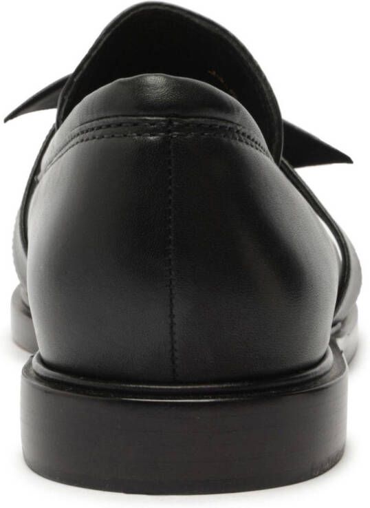 Alexandre Birman Clarita chunky leather loafer Black