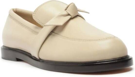 Alexandre Birman Clarita chunky leather loafer Neutrals