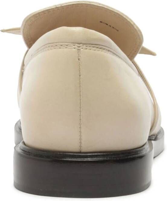 Alexandre Birman Clarita chunky leather loafer Neutrals