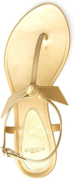 Alexandre Birman Clarita jelly thong sandals Gold