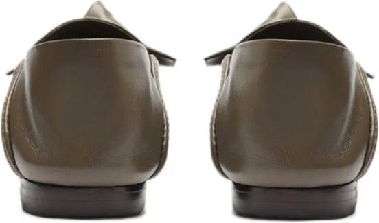Alexandre Birman Clarita leather loafers Green