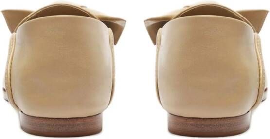 Alexandre Birman Clarita leather loafers Neutrals