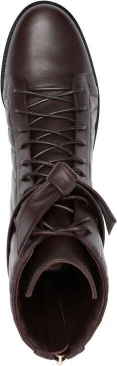 Alexandre Birman Clarita quilted leather ankle boots Red