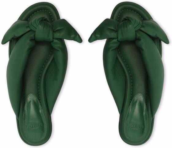 Alexandre Birman Clarita soft flat sandals Green