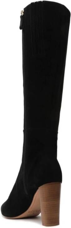 Alexandre Birman Elisa 85mm suede boots Black