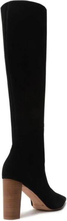 Alexandre Birman Elisa 85mm suede boots Black