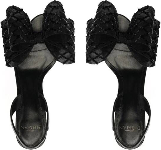 Alexandre Birman Isabelle Payet 85mm bow-detailing sandals Black
