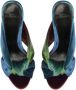 Alexandre Birman Kacey 85 velvet sandals Blue - Thumbnail 4