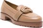 Alexandre Birman knot-detailing leather loafers Brown - Thumbnail 2