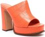 Alexandre Birman Lavinia 120mm block sandals Orange - Thumbnail 2