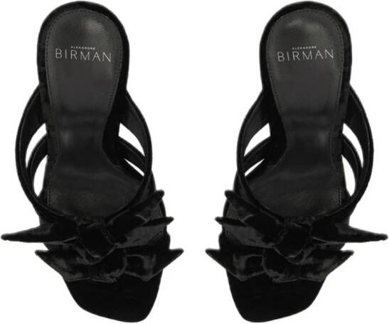Alexandre Birman Lolita Square 90 leather sandals Black