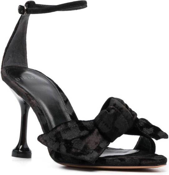 Alexandre Birman Louise 85mm knot-detailing sandals Black