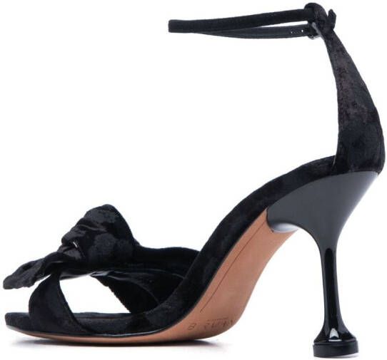 Alexandre Birman Louise 85mm knot-detailing sandals Black