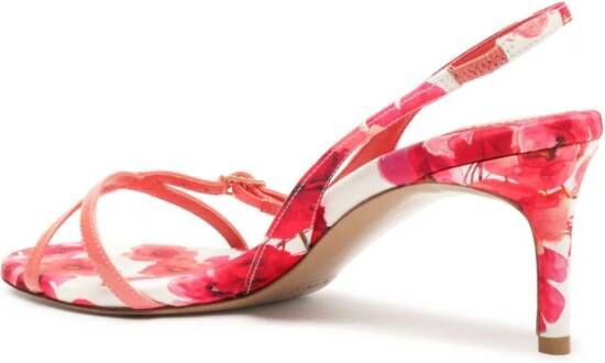 Alexandre Birman Maia 60mm floral-print sandals Pink