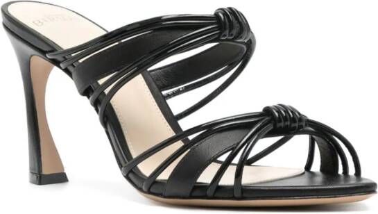 Alexandre Birman Malena 85mm leather sandals Black