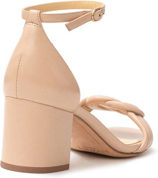 Alexandre Birman Vicky 60mm leather sandals Neutrals