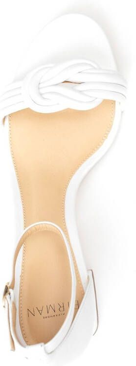 Alexandre Birman Vicky 60mm leather sandals White