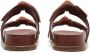 Alexandre Birman Maxi Clarita Sport leather sandals Brown - Thumbnail 3