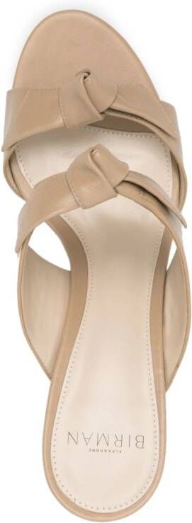 Alexandre Birman Nolita 60mm leather sandals Neutrals