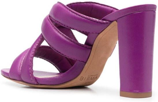 Alexandre Birman padded-strap 95mm sandals Purple