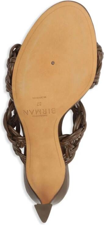Alexandre Birman Sammy 50mm leather sandals Brown