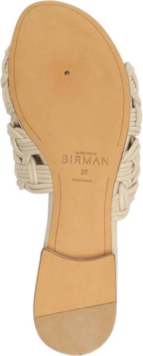 Alexandre Birman Sammy braided leather sandals Neutrals