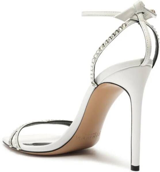 Alexandre Birman Skye 100mm crystal-embellished sandals White